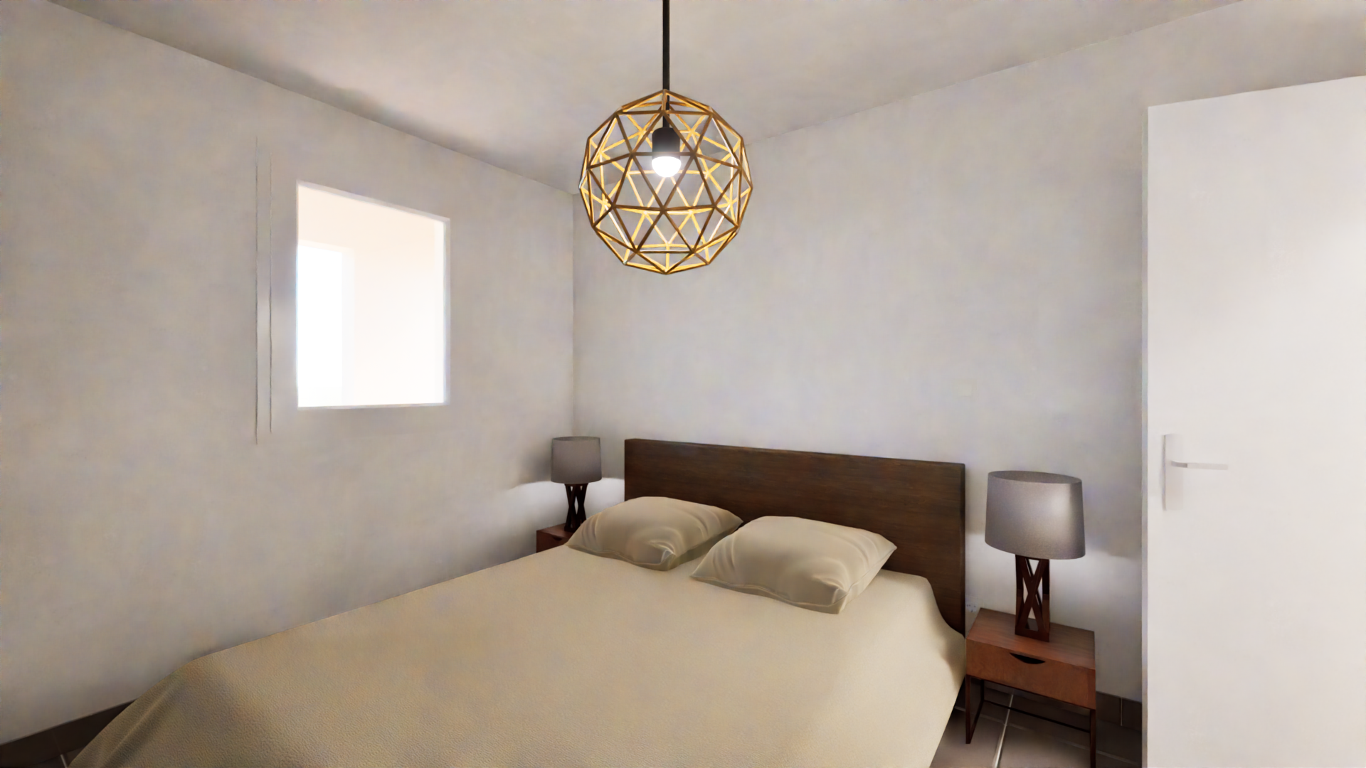 Chambre d'un T2 NOVA
